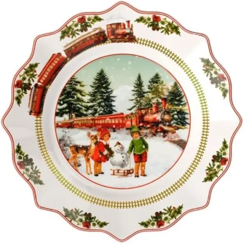 Annual Christmas Edition 2025 porcelain plate, 23.5 cm