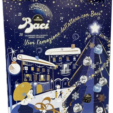 Baci assorted chocolate advent calendar, 24 wrapped pieces, 245 g