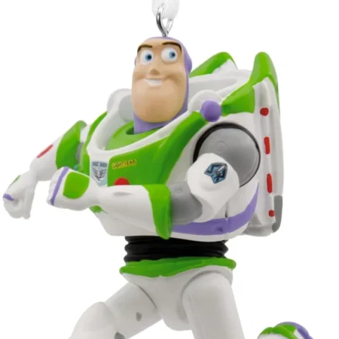 Buzz Lightyear Toy Story hanging ornament in resin, 7.6 cm tall
