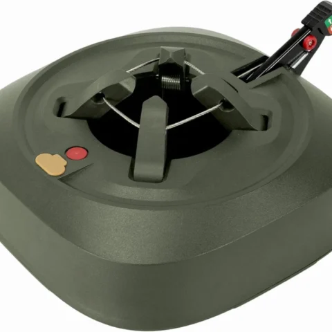 Cable and pedal Christmas tree stand, 3.5 L reservoir, trees to 8.2ft