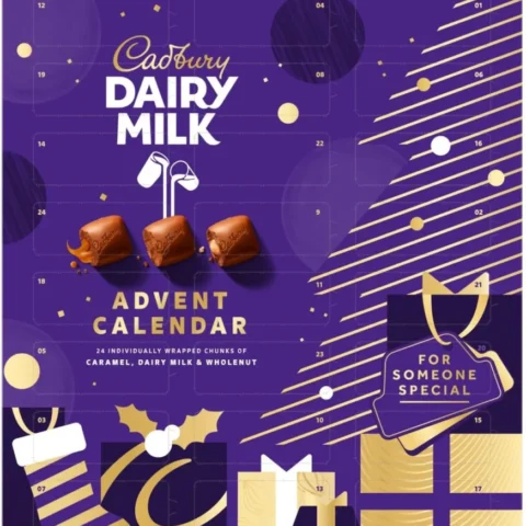 Cadbury Dairy Milk chunks advent calendar, 258 g