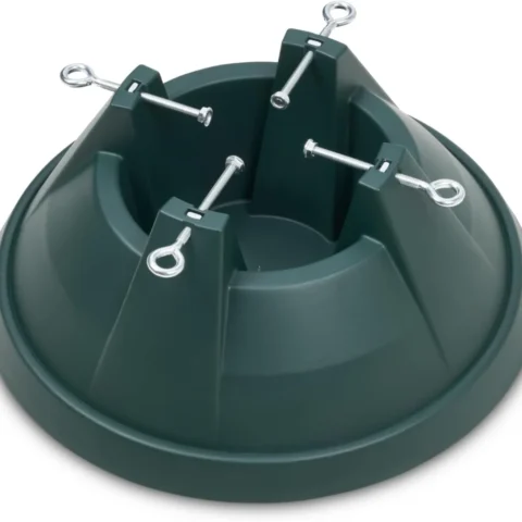 Christmas tree stand with 0.5 gallon reservoir and 5 metal bolts, 6ft