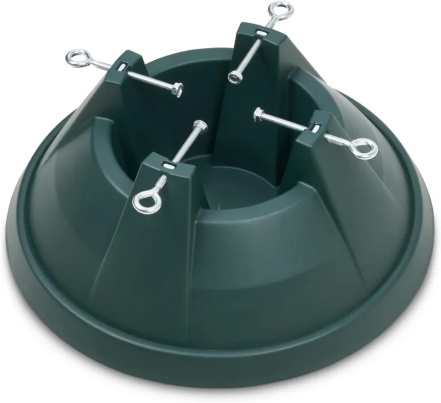 Christmas tree stand with 0.5 gallon reservoir and 5 metal bolts, 6ft