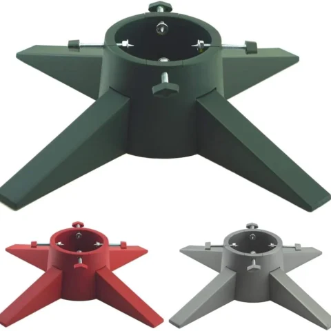 Christmas tree stand with water reservoir and removable legs, 6ft