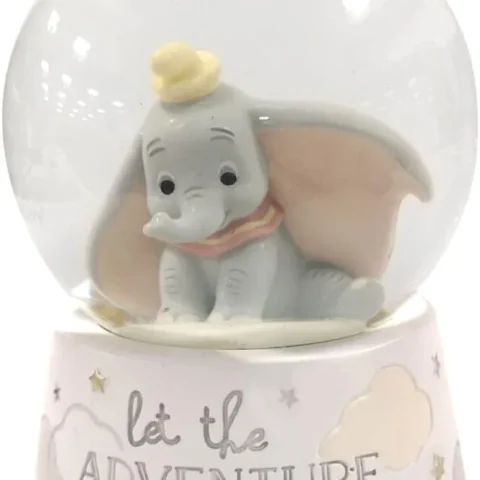 Disney Dumbo Let the Adventures Begin snow globe, 11 cm