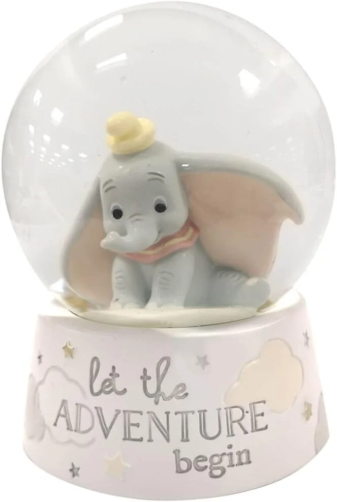 Disney Dumbo Let the Adventures Begin snow globe, 11 cm