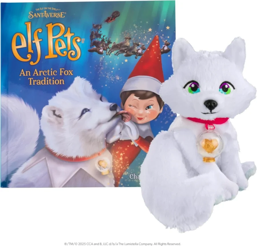 Elf Pets Arctic Fox plush with storybook and adoption certificate