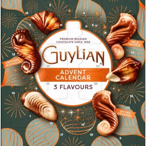 Guylian Belgian praline chocolates advent calendar, 254 g