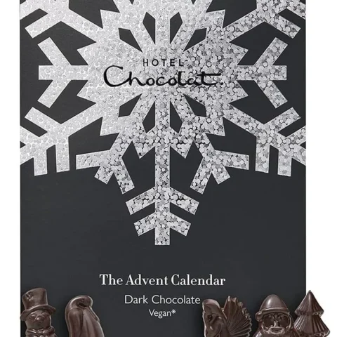Hotel Chocolat dark chocolate advent calendar, 24 doors, 125 g