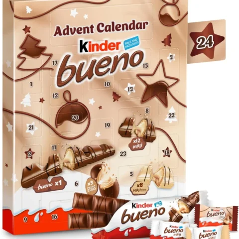 Kinder Bueno advent calendar with 24 chocolate treats, 181 g