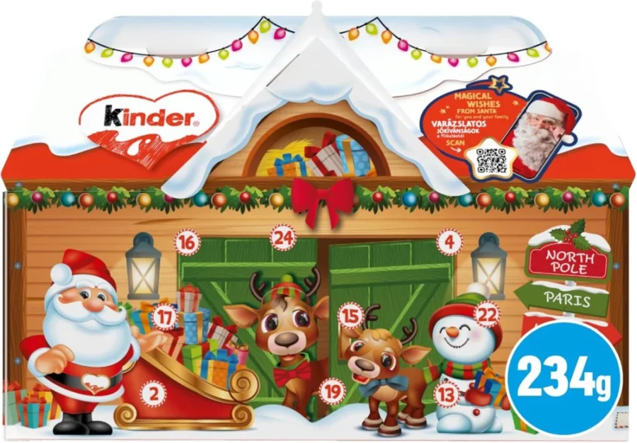 Kinder Chocolate House advent calendar, 24 treats, 234 g