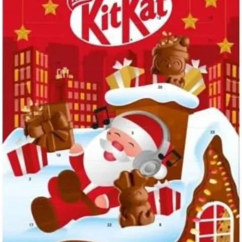 KitKat milk chocolate Christmas advent calendar, 85 g
