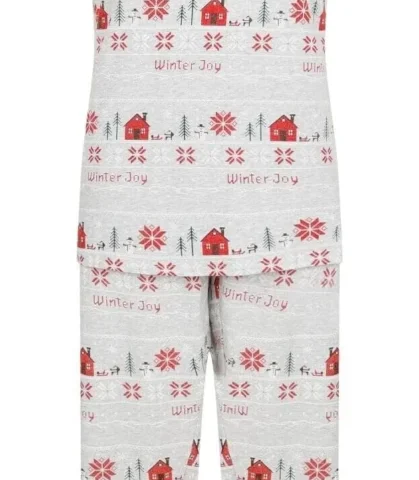 Ladies’ Christmas themed pyjama sets in UK sizes 8 to 22