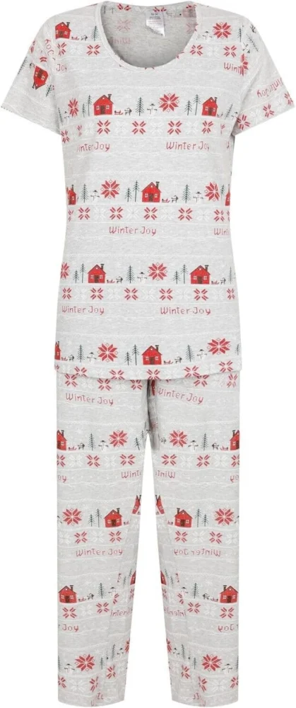 Ladies’ Christmas themed pyjama sets in UK sizes 8 to 22