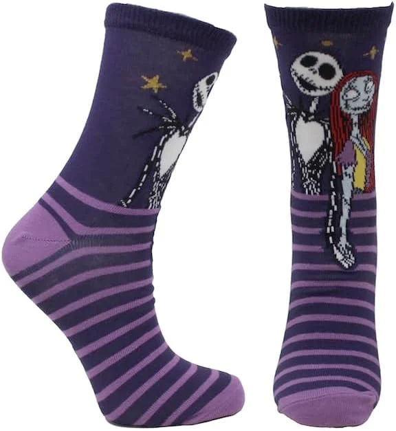 Ladies’ Nightmare Before Christmas socks in size 4-8