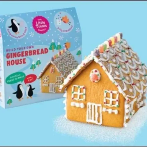 Large gingerbread house decorating kit, 830 g, for adults and kids