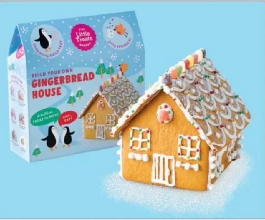 Large gingerbread house decorating kit, 830 g, for adults and kids
