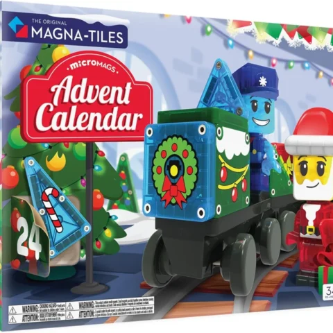 Magna-Tiles microMAGS advent calendar, 34 magnetic pieces