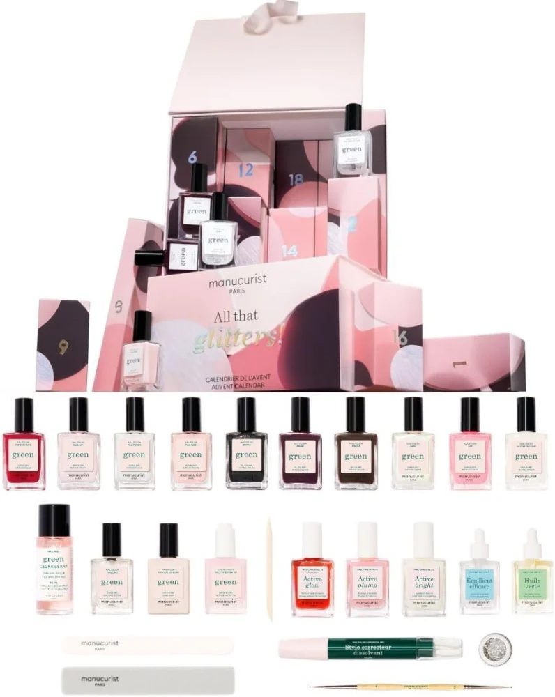 Manucurist nail polish and nail care advent calendar, 24 products