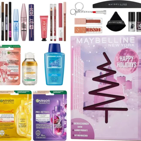 Maybelline New York advent calendar, 24 doors, Sky High mascara