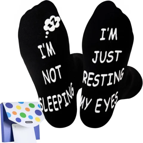 Men’s funny non-slip cotton socks in size 9-11, Christmas gift