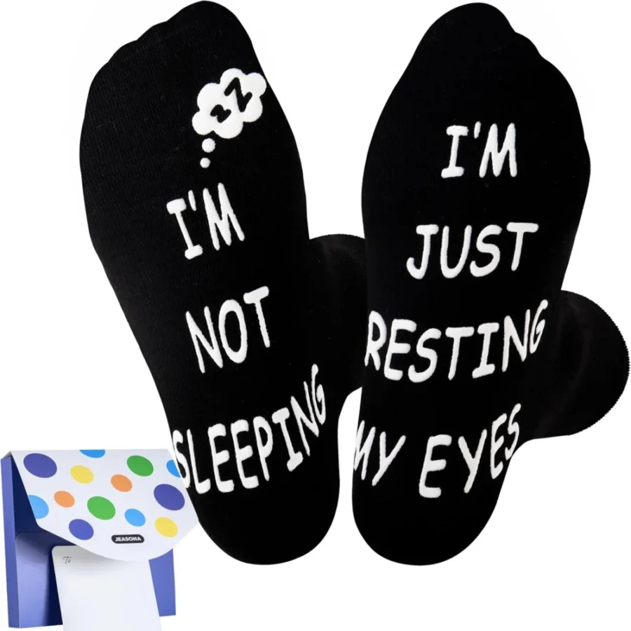 Men’s funny non-slip cotton socks in size 9-11, Christmas gift