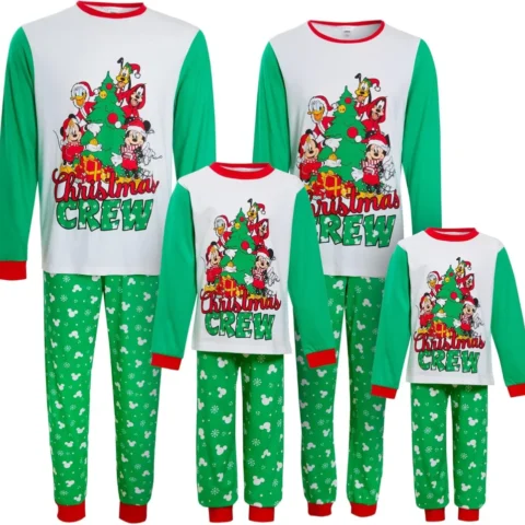 Mickey and friends matching family Christmas pyjamas