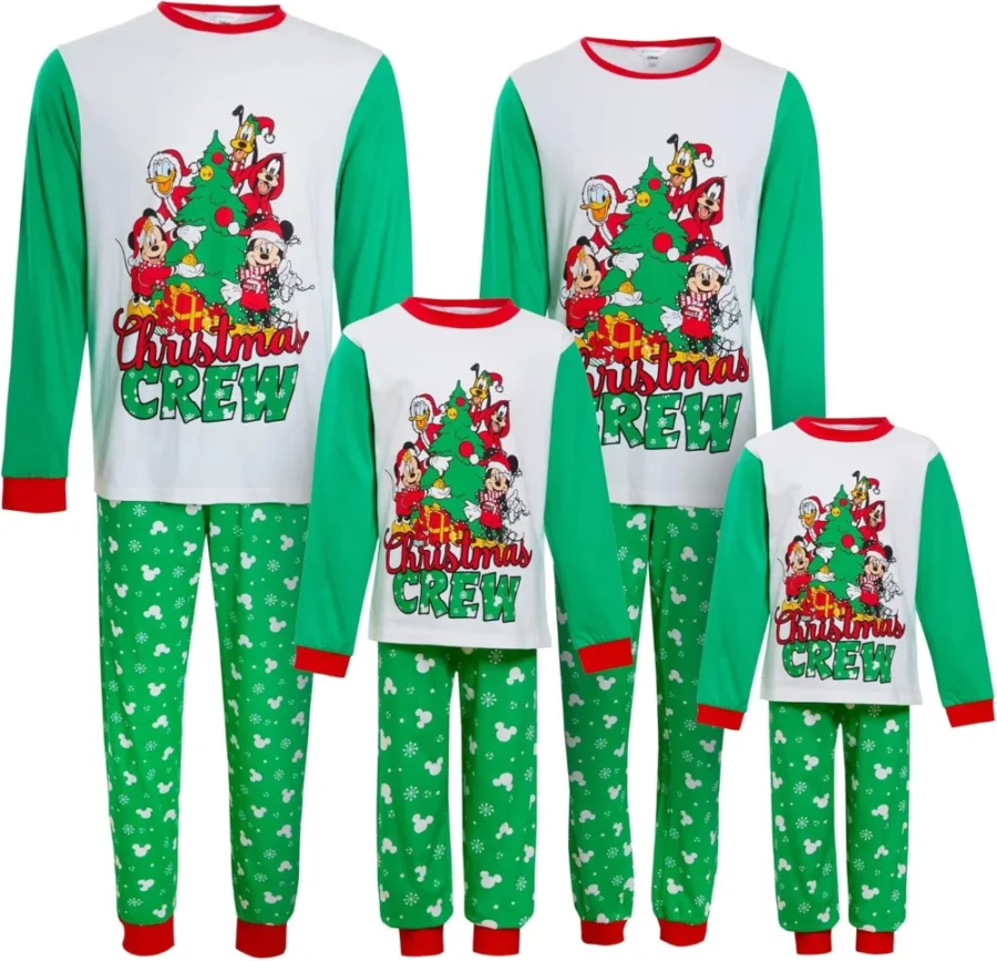 Mickey and friends matching family Christmas pyjamas