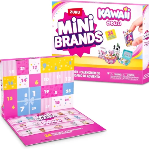 Mini Brands Kawaii advent calendar by ZURU with collectible minis