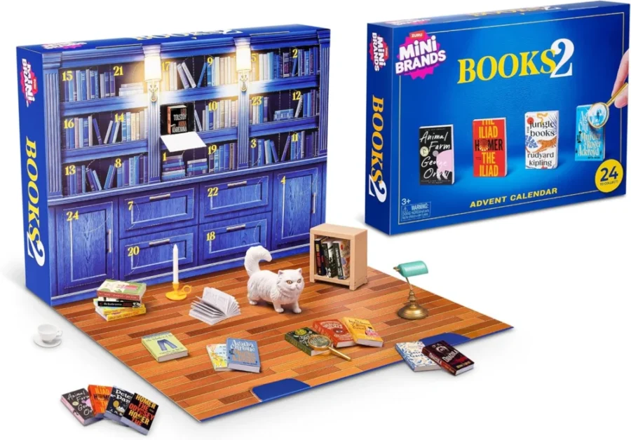 Mini Brands mini books advent calendar by ZURU, 24 miniatures