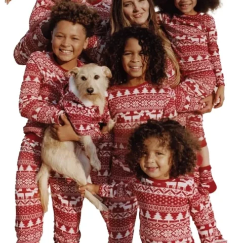 MoneRffi family Christmas pyjama set for couples, kids and baby
