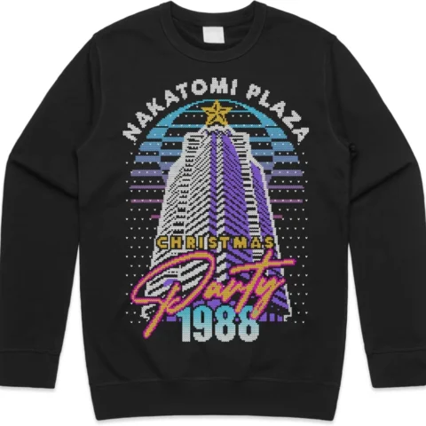 Nakatomi Plaza Party 1988 funny Christmas sweatshirt jumper