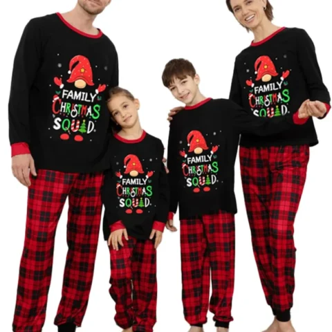 Neufigr family Christmas pyjamas set, matching Christmas pjs