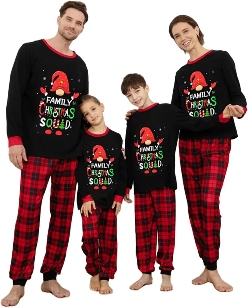 Neufigr family Christmas pyjamas set, matching Christmas pjs