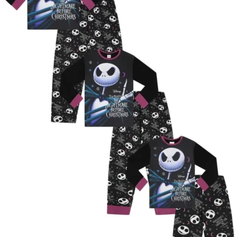 Nightmare Before Christmas family pyjama set with Jack Skellington