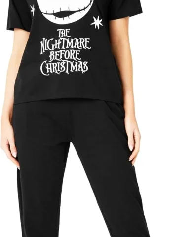 Nightmare Before Christmas women’s pyjama set with T-shirt