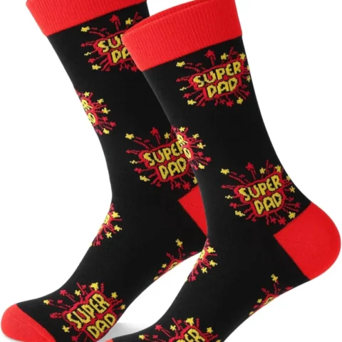 Novelty dad socks, size 9-11, a funny gift from son or daughter