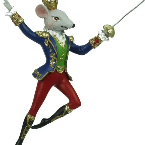 Nutcracker ballet King Rat resin tree decoration with hook
