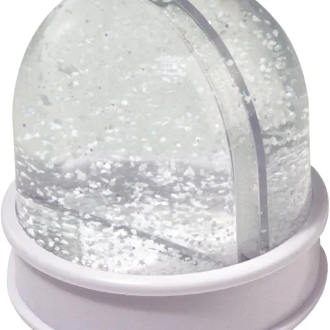 Photo snow globe for two 7 x 6.3 cm pictures, 9.5 cm high