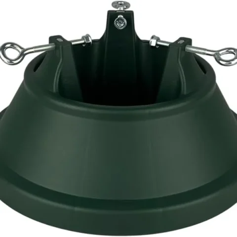 Plastic Christmas tree stand, 3 screws, large reservoir, trees to 6ft
