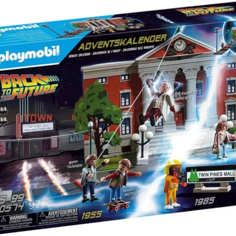 Playmobil Back to the Future advent calendar, 7 figures, 97 pieces