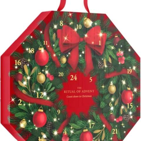 Rituals wreath advent calendar with 24 body, hair and home gifts