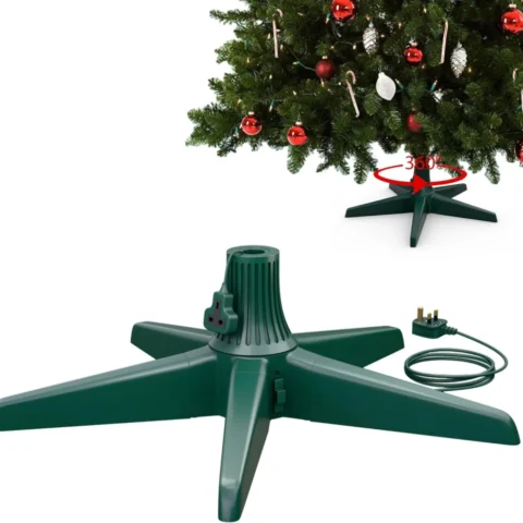 Rotating Christmas tree stand for artificial trees up to 8ft, 35 kg