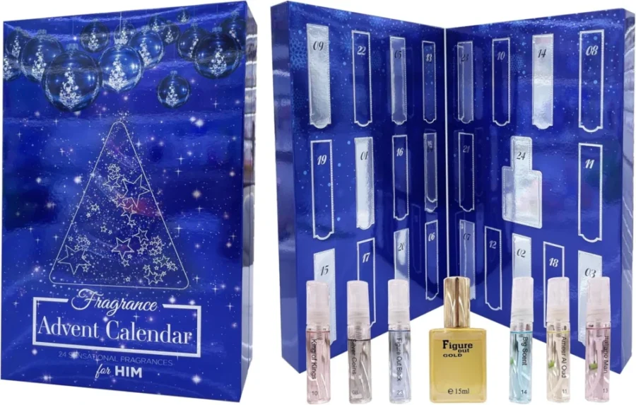 Saffron London men’s advent calendar, 24 days of mini fragrances
