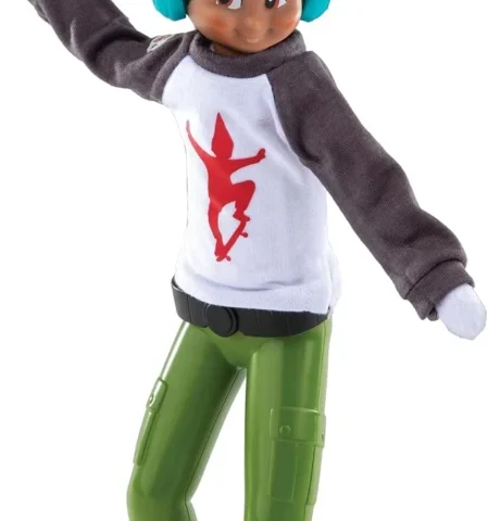 Scout Elf skateboard set, hoodie, headphones, trousers and skateboard