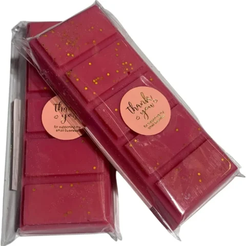Snow Fairys soy wax melt snap bar, 5 blocks, bubble gum scent, 50 g