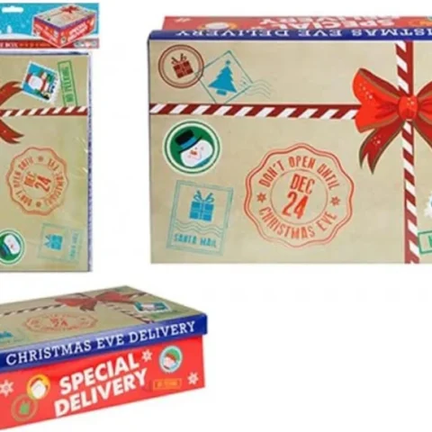 Special Delivery Christmas Eve box, flat pack, 21 x 32 x 11 cm