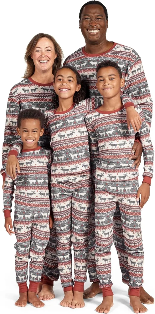Unisex baby cotton Christmas pyjama set, family matching, pack of 1