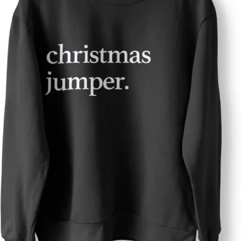 Unisex flashing family Christmas jumper in an ugly style