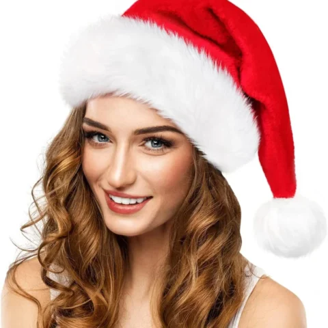 Unisex Santa hat for adults, kids and babies, boys and girls